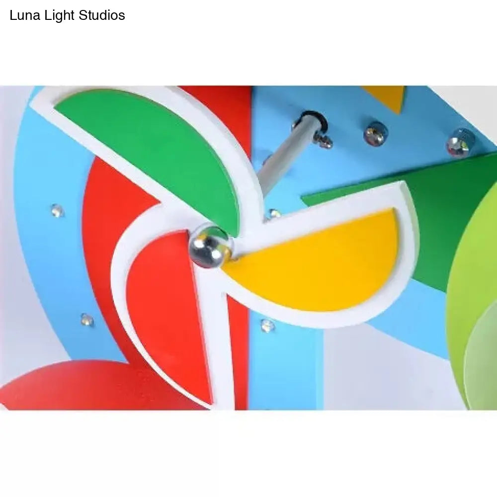 DecorBites™ Cartoon Toy Windmill Ceiling Lamp with Globe Shade - Perfect for Kindergarten and Playrooms