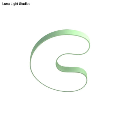 Lámpara de techo infantil DecorBites™ DecorBites™ blanca con diseño de dibujos animados y pantalla acrílica