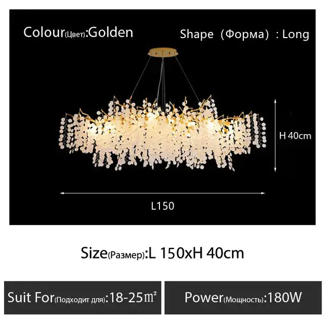 Cascading gold circular crystal chandelier with elegant crystal droplets for living room decorbites circular crystal pendant light