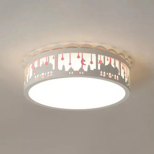 Lámpara de techo empotrada DecorBites™ Castle de metal - Lámpara de estilo moderno para dormitorio infantil