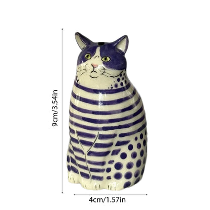 Cat Polka Dot Resin Flower Bud Vase - D / CHINA - Vase