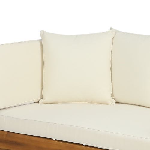 Teak Fabric Sofa Bed
