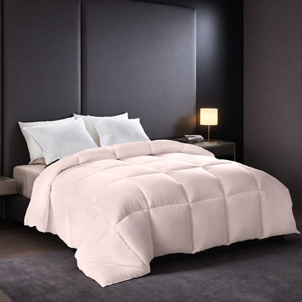 Oversized Plump Thick Duvet - Pink Enhanced Warmth With Skin-friendly Comfort. Perfect For Cozy Bedrooms & Luxury Hotels. Machine Washable. Ideal Christmas Gift.
