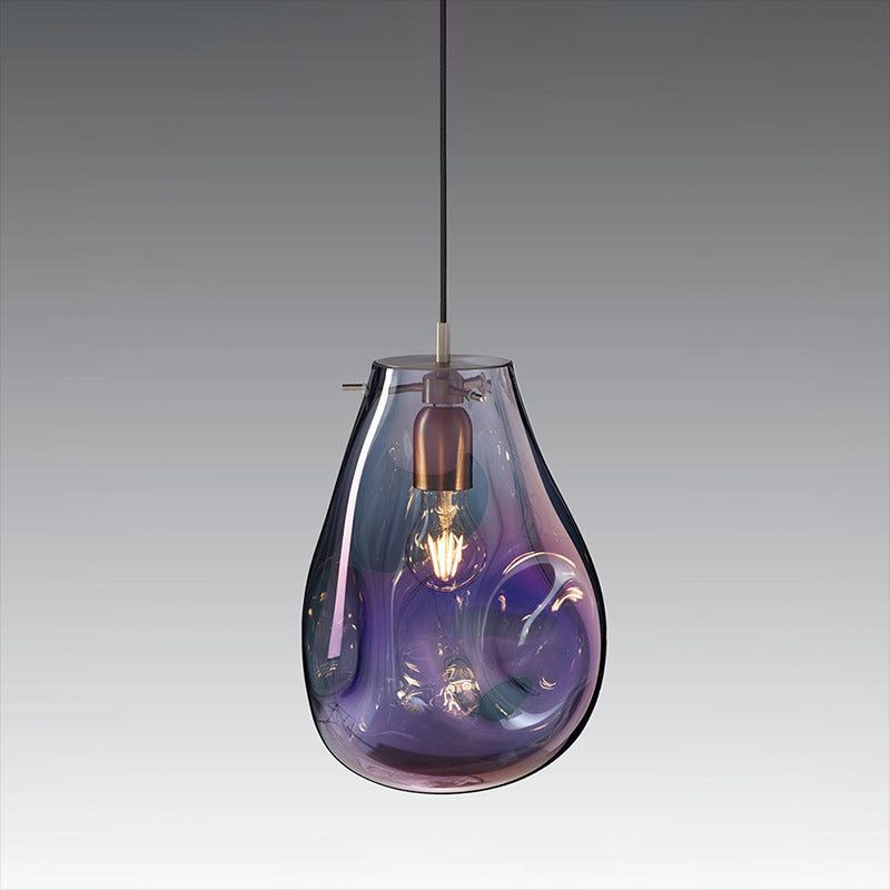 Colored Glass Chandelier
