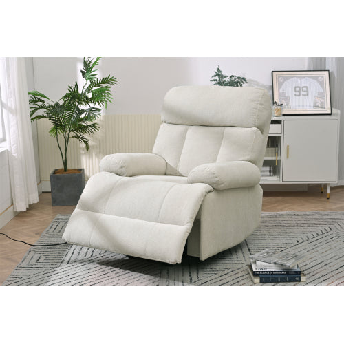 Light Gray Power Recliner