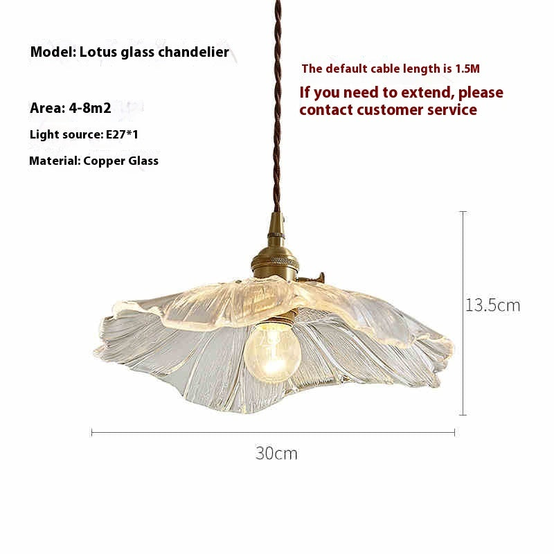 Brass Glass Chandelier For Cafes And Restaurants