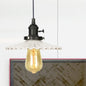 Ceramic Scalloped Edge Industrial Pendant Light with Single Bulb for Dining Rooms in Black, Bronze, or Brass Finishes