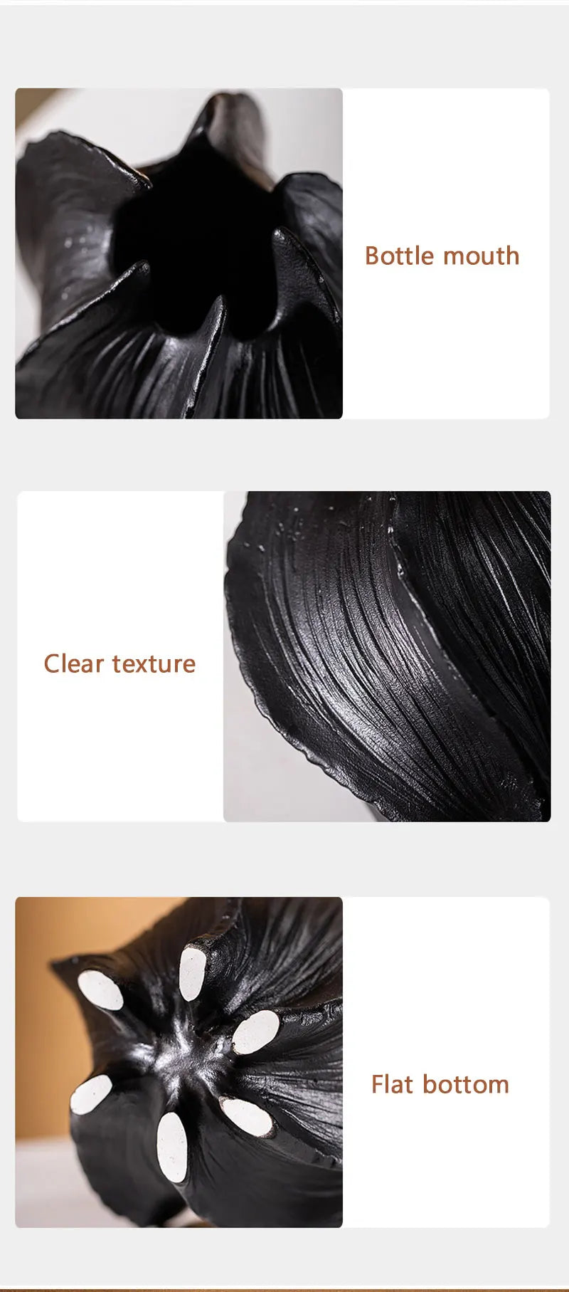 Ceramic Sea Vase with Nordic Modern Decor