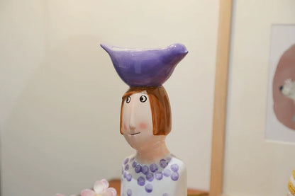 Ceramic Vase Set for Beautiful Home Decor - Vase