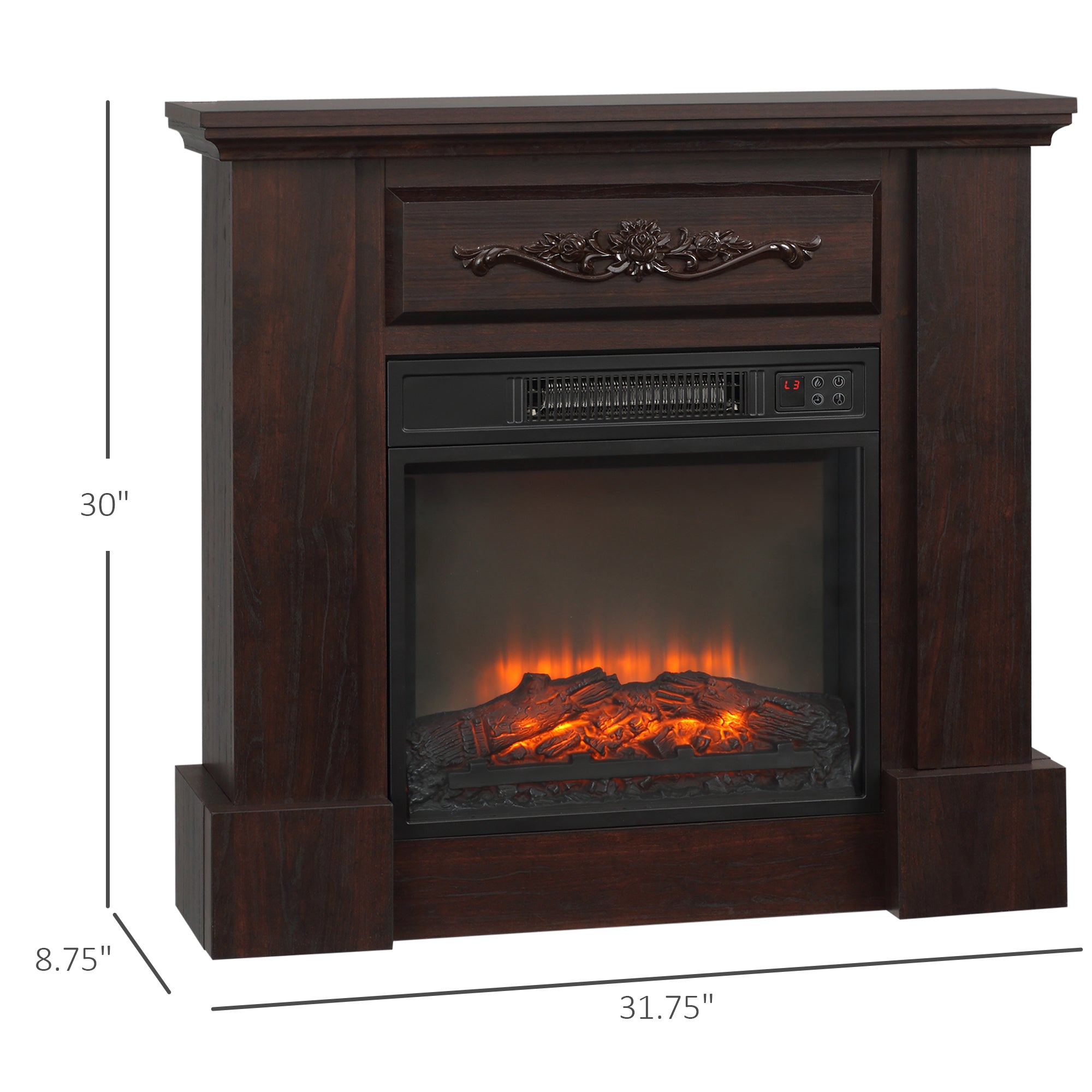 Decorative Electric Fireplace Mantel