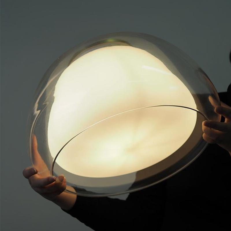 Cream Glass Chandelier
