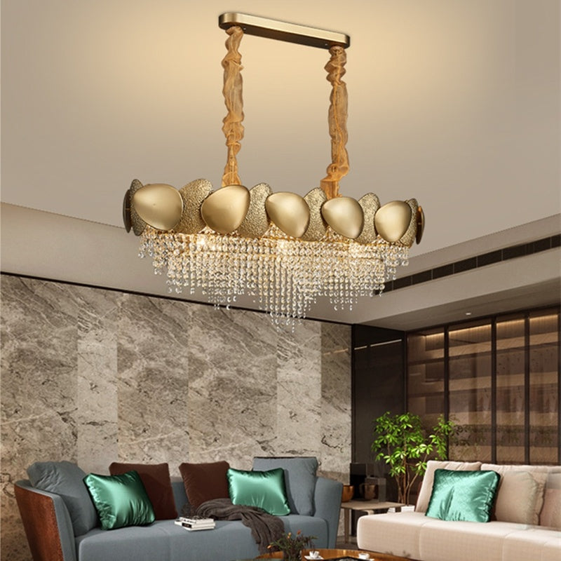 Crystal Stainless Steel Chandelier