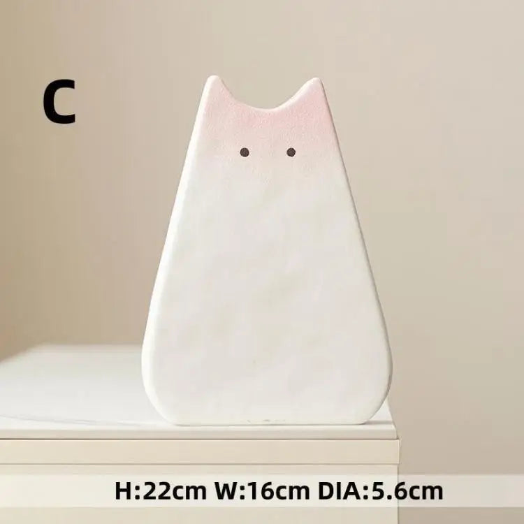 Charming Cat-Inspired Ceramic Vase