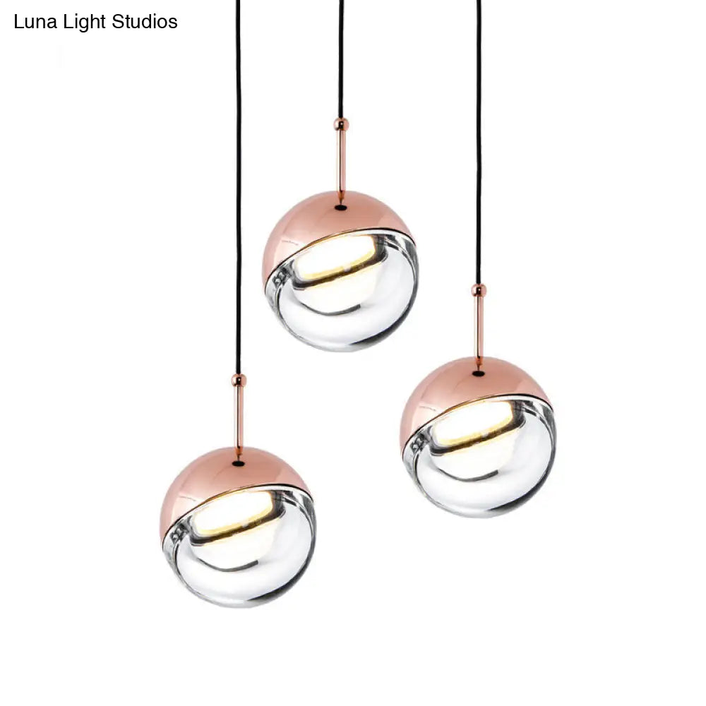 Chic LED Crystal Mini Pendant Light - Modern & Simple Design