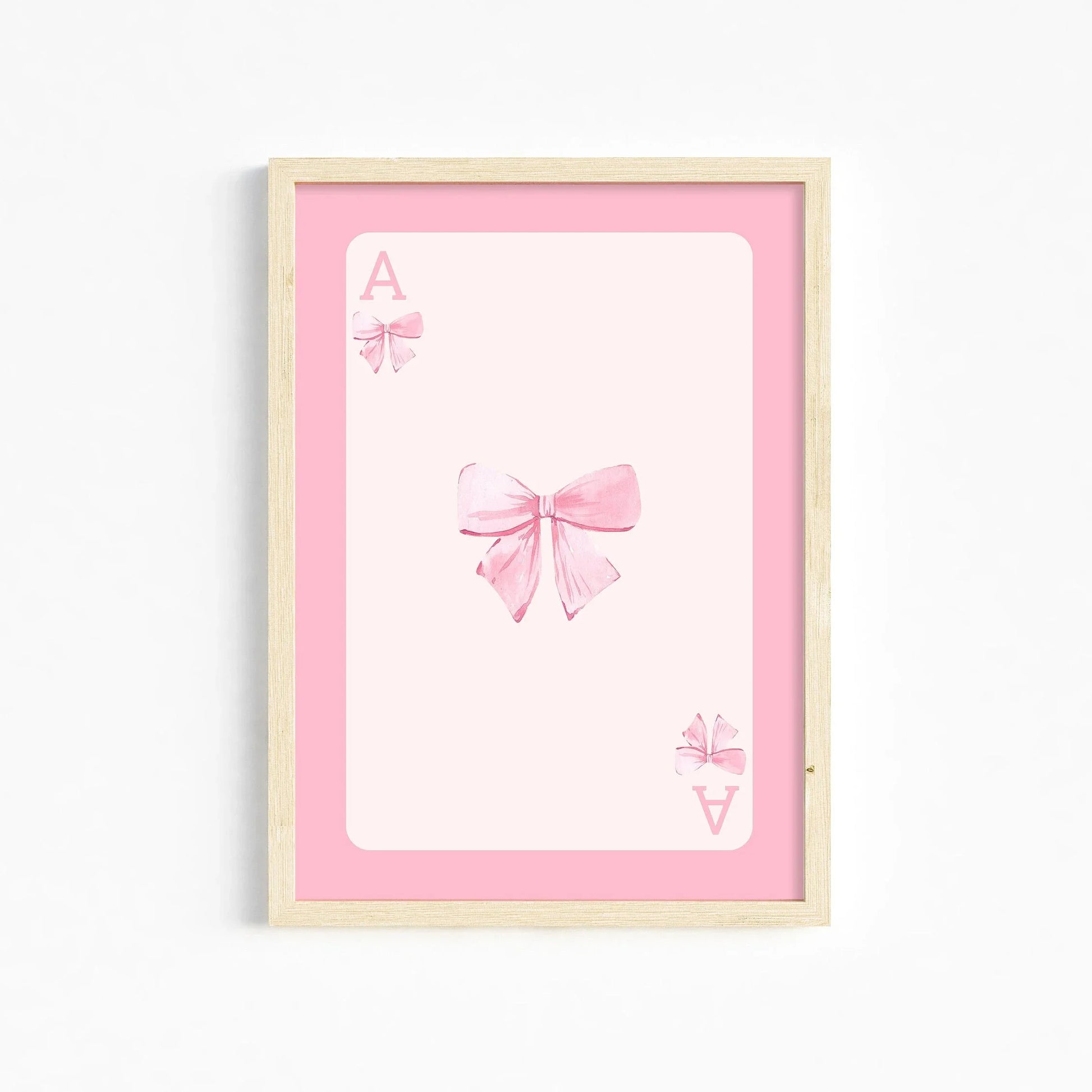 Chic Pink Wall Art for Girls’ Room - 02 / 30x40cm No Framed