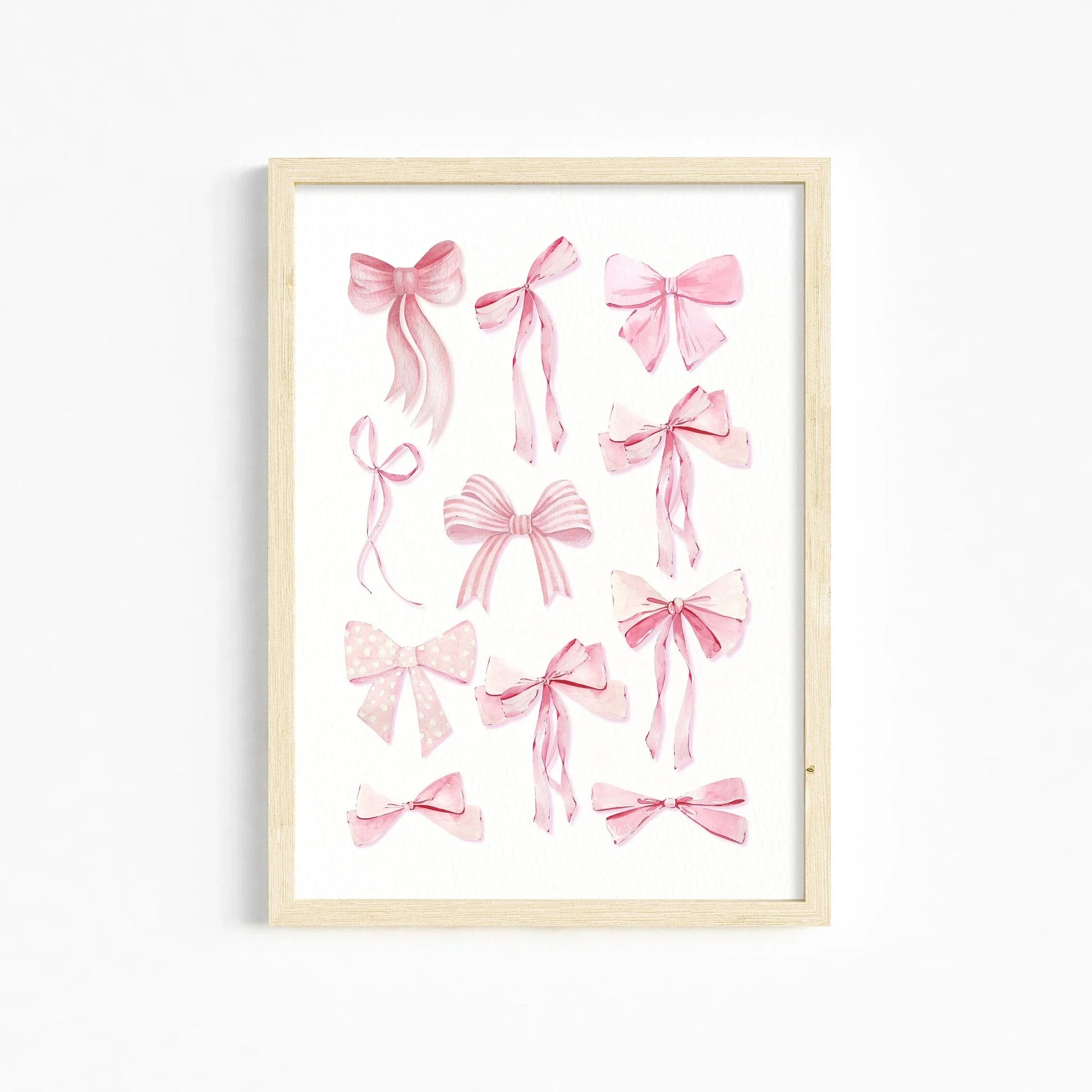 Chic Pink Wall Art for Girls’ Room - 03 / 40x60cm No Framed