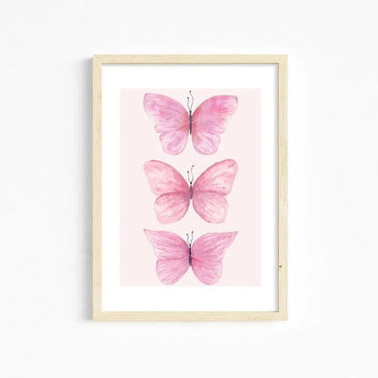 Chic Pink Wall Art for Girls’ Room