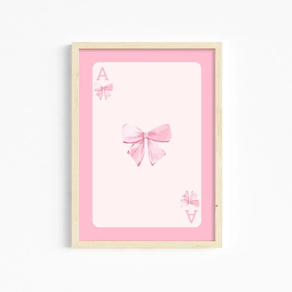 Chic Pink Wall Art for Girls’ Room