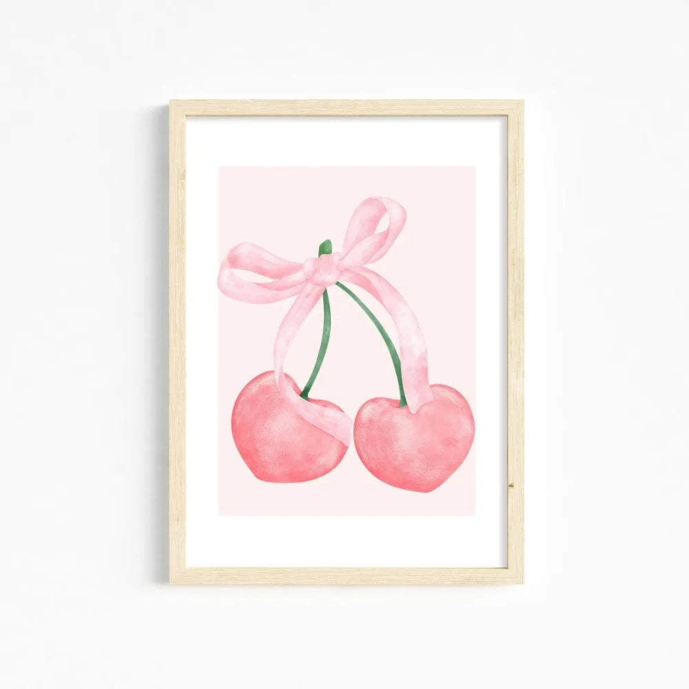 Chic Pink Wall Art for Girls’ Room