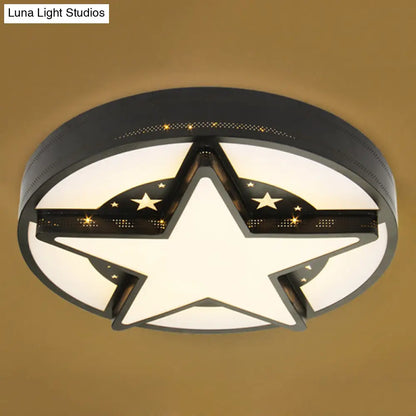 ديكوربايتس™ ديكوربايتس™ مصباح سقف مُثبت على الحائط لغرفة نوم الأطفال مُزين بنجوم السماء