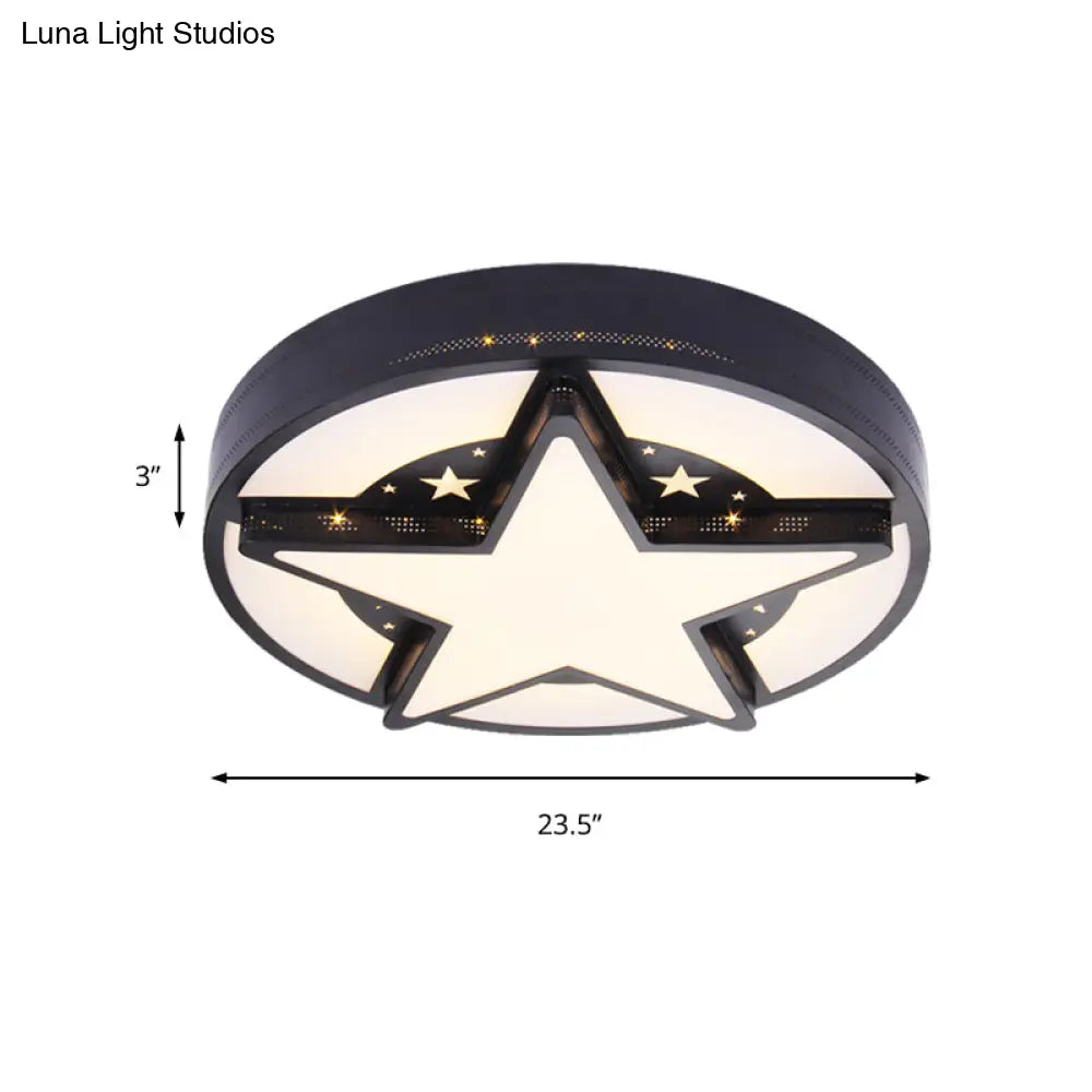 ديكوربايتس™ ديكوربايتس™ مصباح سقف مُثبت على الحائط لغرفة نوم الأطفال مُزين بنجوم السماء