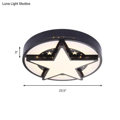 ديكوربايتس™ ديكوربايتس™ مصباح سقف مُثبت على الحائط لغرفة نوم الأطفال مُزين بنجوم السماء