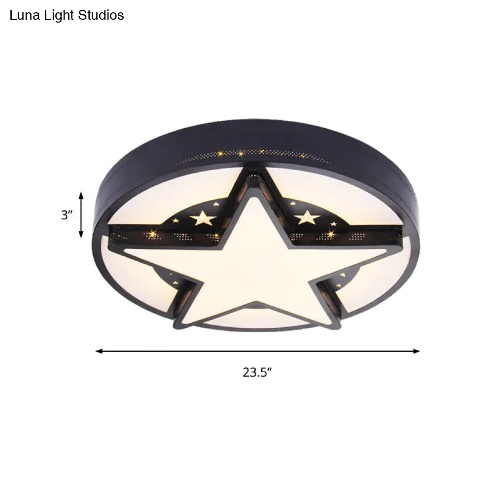 ديكوربايتس™ ديكوربايتس™ مصباح سقف مُثبت على الحائط لغرفة نوم الأطفال مُزين بنجوم السماء