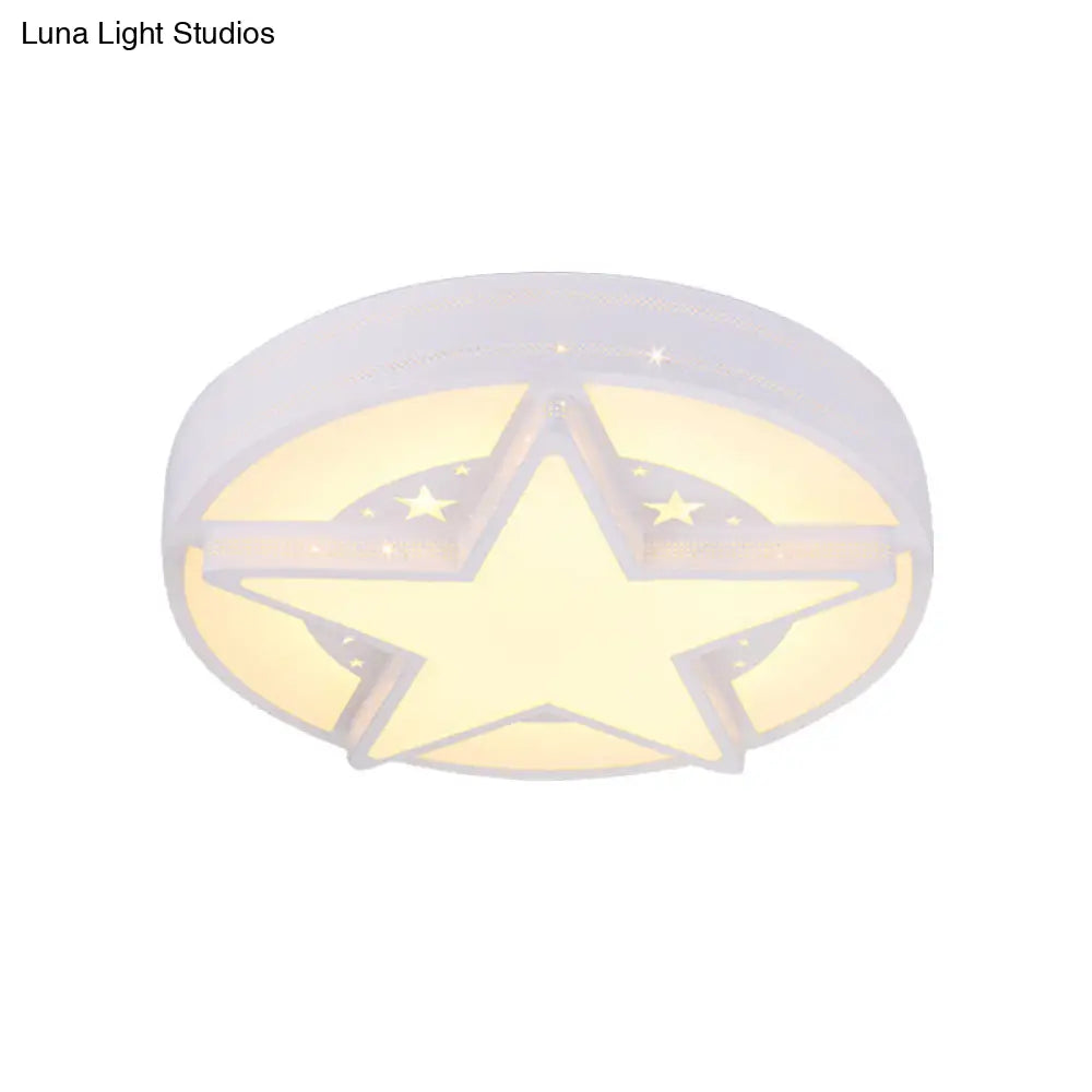 ديكوربايتس™ ديكوربايتس™ مصباح سقف مُثبت على الحائط لغرفة نوم الأطفال مُزين بنجوم السماء