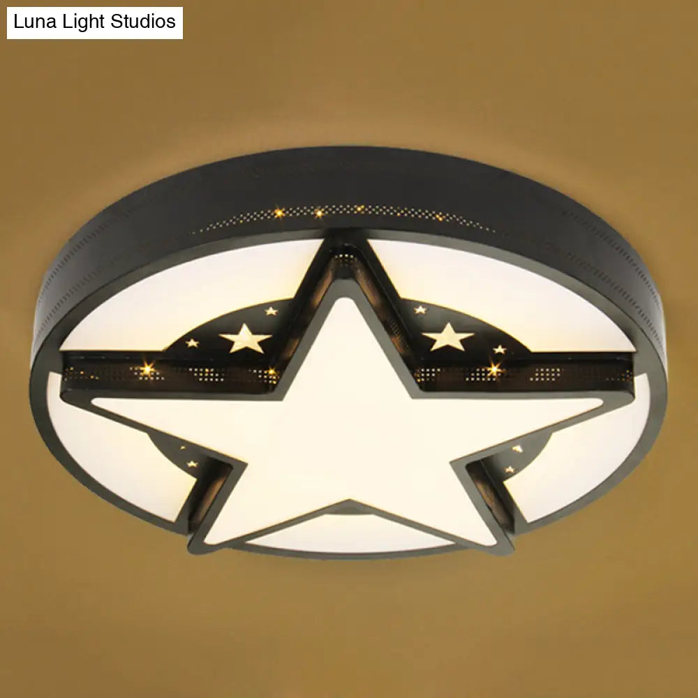 ديكوربايتس™ ديكوربايتس™ مصباح سقف مُثبت على الحائط لغرفة نوم الأطفال مُزين بنجوم السماء