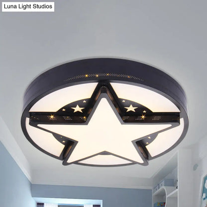 ديكوربايتس™ ديكوربايتس™ مصباح سقف مُثبت على الحائط لغرفة نوم الأطفال مُزين بنجوم السماء