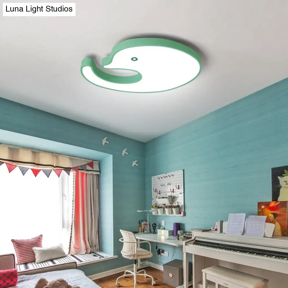 DecorBites™ DecorBites™ Children's LED Dolphin Panel Ceiling Light for Lovely Cartoon Bedroom Decor