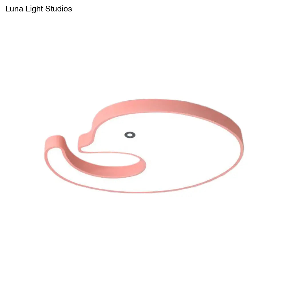 DecorBites™ DecorBites™ Children's LED Dolphin Panel Ceiling Light for Lovely Cartoon Bedroom Decor