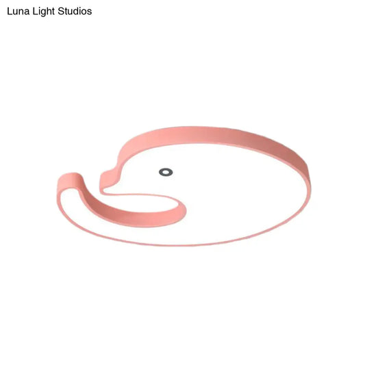 DecorBites™ DecorBites™ Children's LED Dolphin Panel Ceiling Light for Lovely Cartoon Bedroom Decor