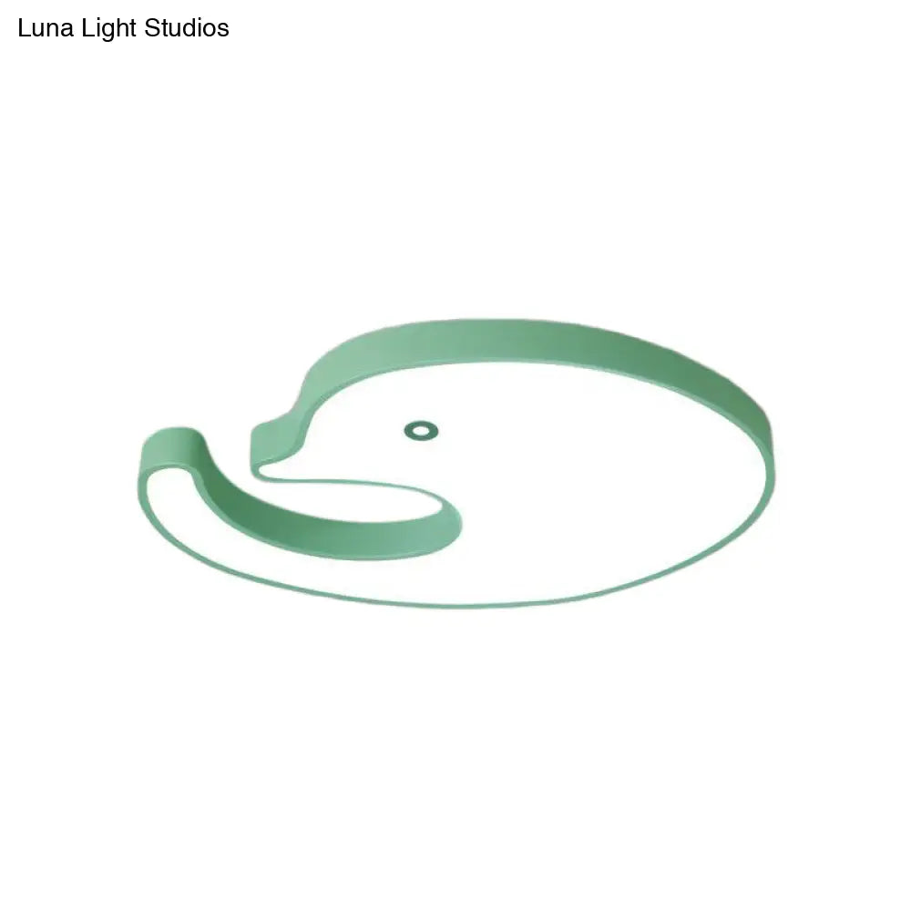 DecorBites™ DecorBites™ Children's LED Dolphin Panel Ceiling Light for Lovely Cartoon Bedroom Decor