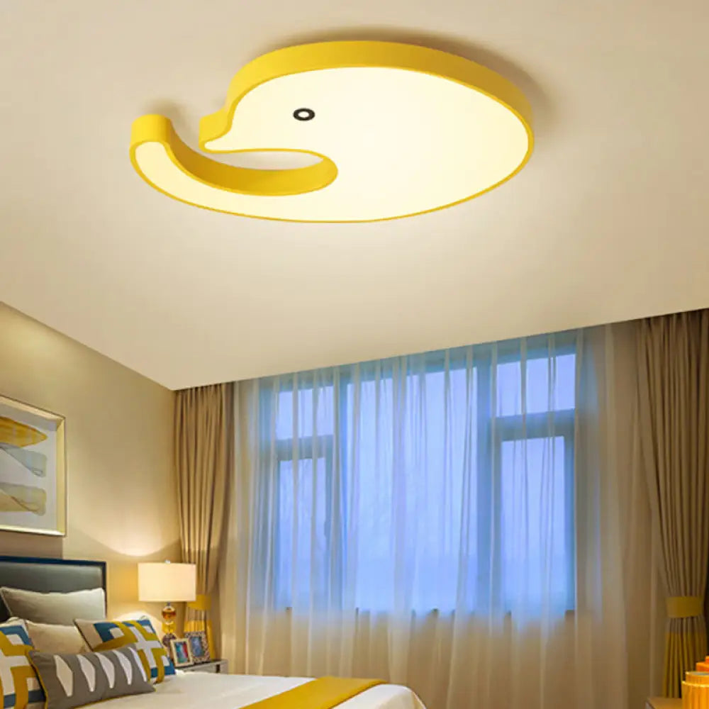 DecorBites™ DecorBites™ Children's LED Dolphin Panel Ceiling Light for Lovely Cartoon Bedroom Decor