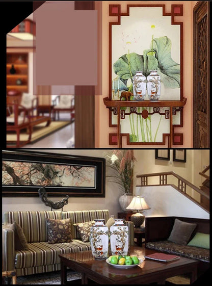 Chinese Traditional Ceramic Vase for Home Decor - Vase