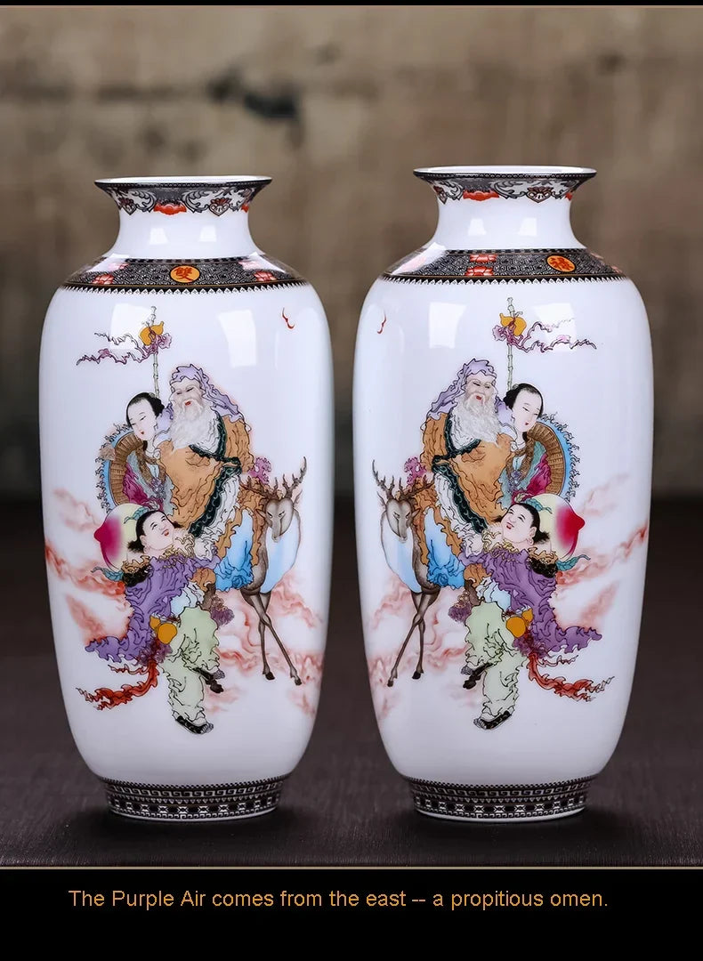 Chinese Traditional Ceramic Vase for Home Decor