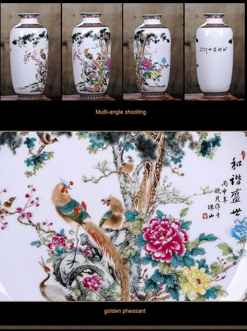 Chinese Traditional Ceramic Vase for Home Decor