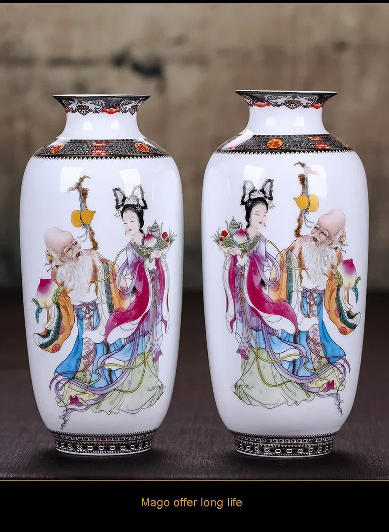 Chinese Traditional Ceramic Vase for Home Decor