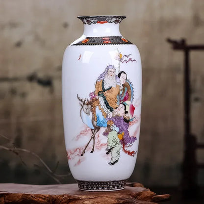 Chinese Traditional Ceramic Vase for Home Decor - G - Vase