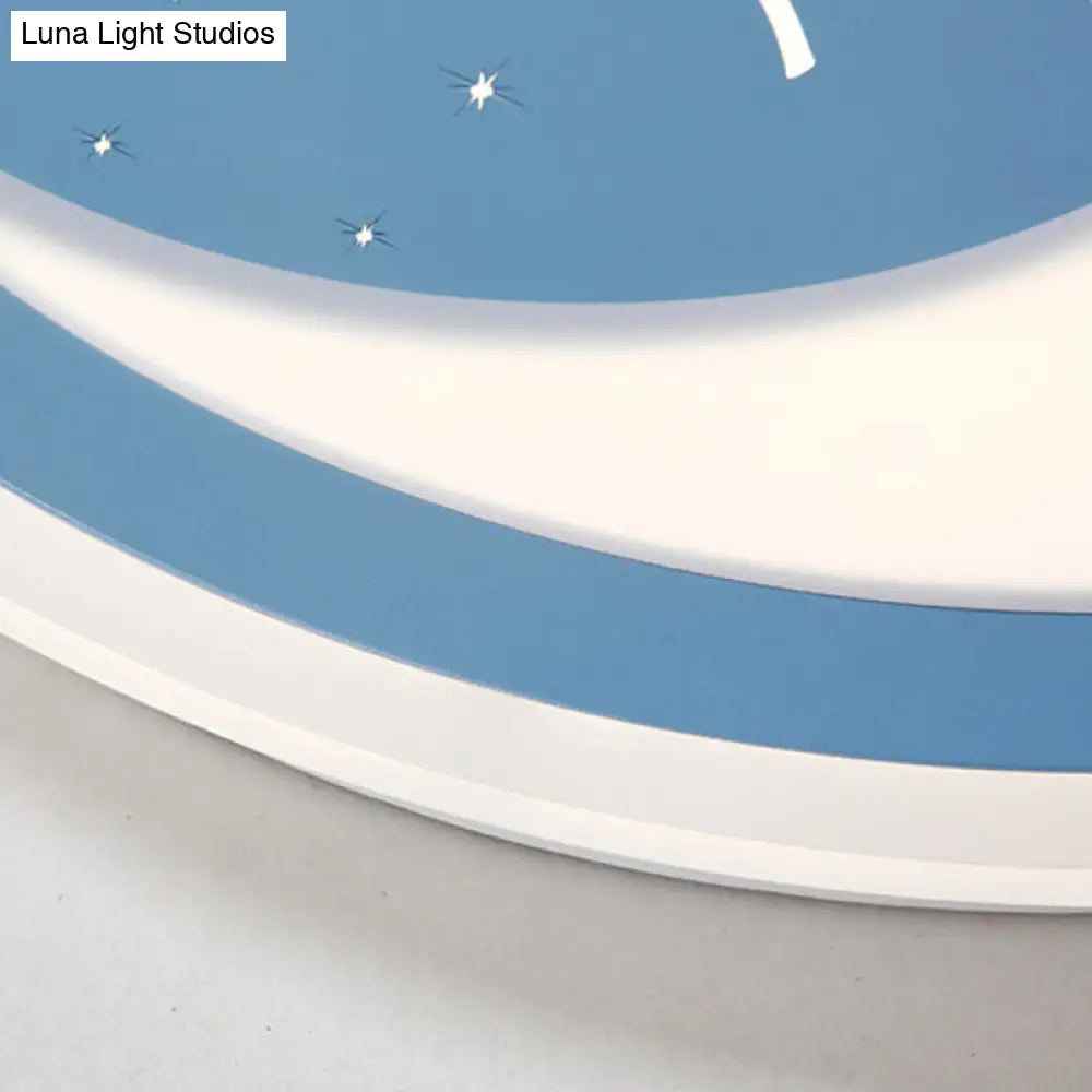 DecorBites™ Chinese Valentine's Day LED Flush Ceiling Light - Romantic Acrylic Lamp for Kid's Bedroom