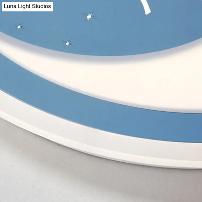 DecorBites™ Chinese Valentine's Day LED Flush Ceiling Light - Romantic Acrylic Lamp for Kid's Bedroom