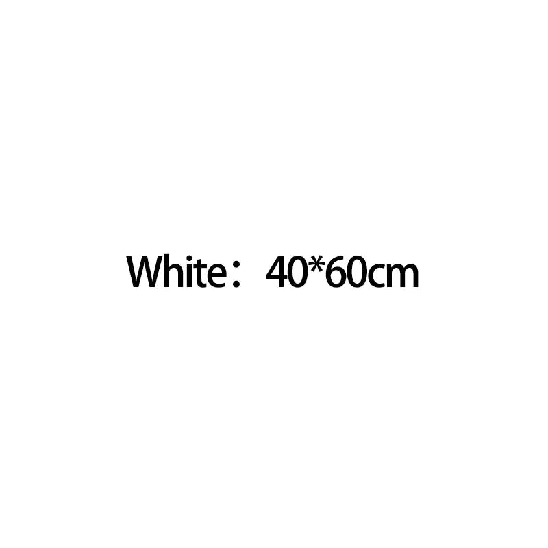 White rectangular shower head measuring 40 by 60 cm with high pressure water saving filter for bathroom use