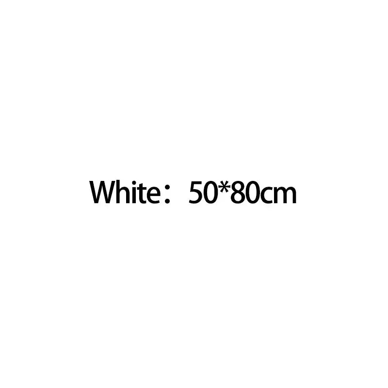 White rectangular pressure water saving shower head with filter 50 by 80 cm for high pressure water use in bathroom