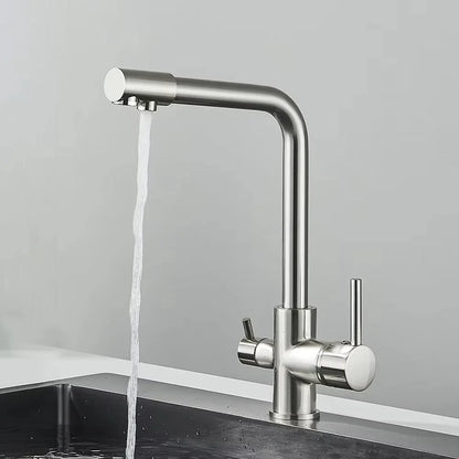Chrome Pure Water Faucet with Filter