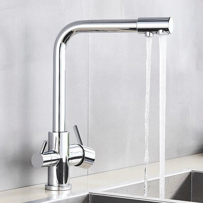 Chrome Pure Water Faucet with Filter
