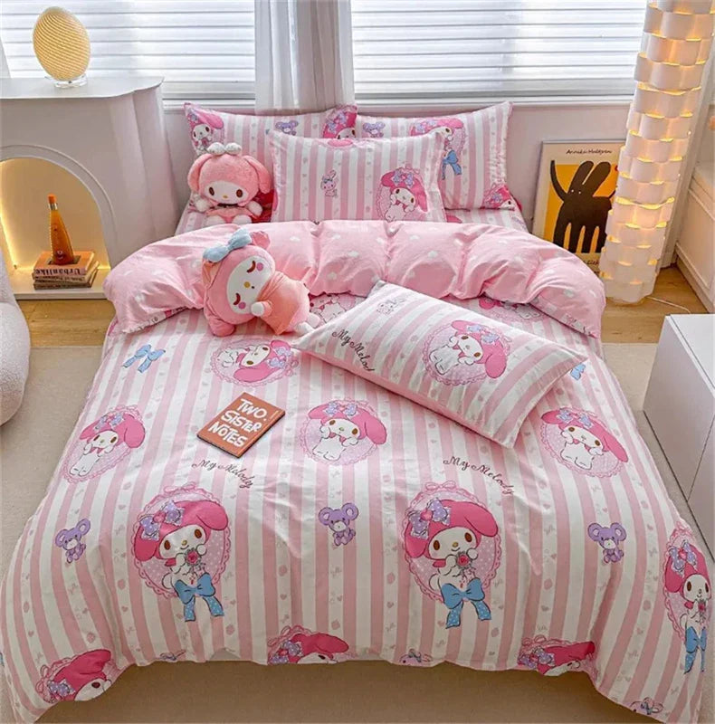 Cinnamoroll Cartoon Bedding Set - Cute Home Decor