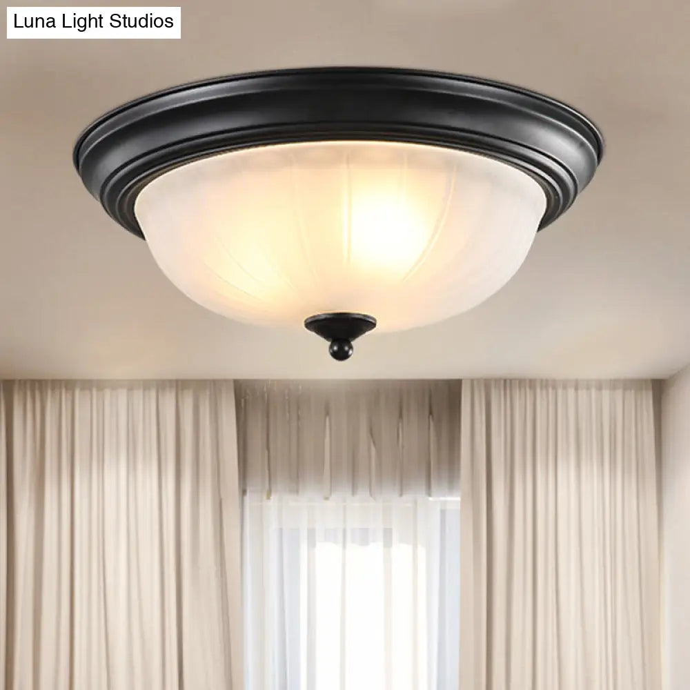 ديكوربايتس™ ديكوربايتس™ مصباح سقف كلاسيكي على شكل قبة زجاجية مصنفرة لغرفة النوم