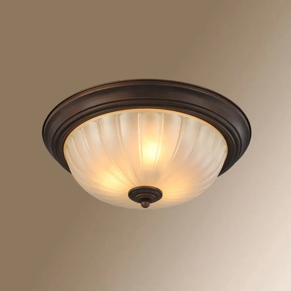 ديكوربايتس™ ديكوربايتس™ مصباح سقف كلاسيكي على شكل قبة زجاجية مصنفرة لغرفة النوم