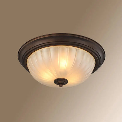 ديكوربايتس™ ديكوربايتس™ مصباح سقف كلاسيكي على شكل قبة زجاجية مصنفرة لغرفة النوم